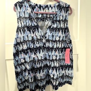 NWT Lilly Pulitzer sailboat top.